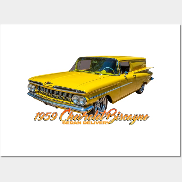 1959 Chevrolet Biscayne Sedan Delivery Wall Art by Gestalt Imagery